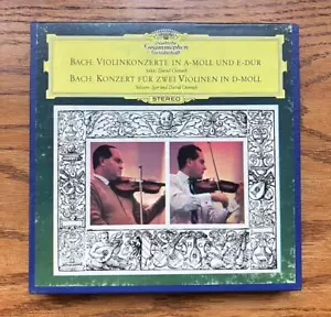 Bach Violinkonzert Oistrach Deutsche Grammophon DGC 8820 Reel To Reel 7,5 IPS - Bild 1 von 4