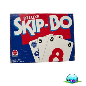 Mattel Skip-Bo Deluxe Kartenspiel mit Spielbrett- Mattel 1993 - Vollständig - Bild 1 von 10