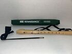 MIE Renaissance Soprano Recorder Baroque Fingering With Case Strap and Cleaner