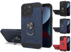for iPhone 13 Pro 6.1" Case Shield Ring Stand Impact Protector Cover+PryTool - Picture 1 of 6