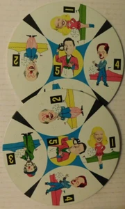 Mary Hartline Super Circus metal targets 7.25 inches (2) - Picture 1 of 2