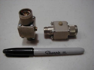 N (M) & N(F) Flange mount conn. on box, Quality, Handy for insertable stuff 2 ea - Picture 1 of 1