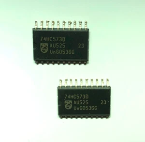 74HC573D Octal D type Transparent Latch SOIC-20 Genuine NXP part tested x 2 pcs - Picture 1 of 1