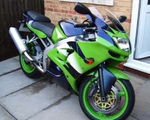 ABS Fairings Kit For Kawasaki Ninja ZX6R 1998 1999 98 99 Body Kit Green White - Picture 1 of 8
