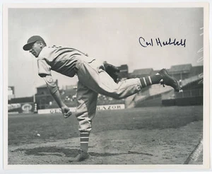  Hubbell, Carl Signed Type 2 Photo   9.5 705411 - Picture 1 of 1