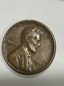 1945 Wheat Penny Multiple Variations No Mint Mark On The Rim And (L) On The Rim! - Picture 1 of 3