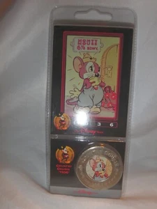 Disney Decades of Coins 1936 Monty Mouse Country Cousin Coin & Card #2 Sealed - Picture 1 of 2