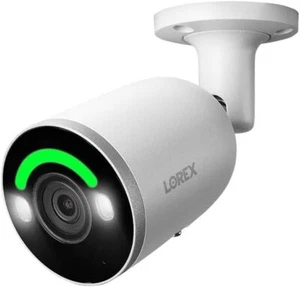 Lorex 4K IP Wired Bullet Security Camera with Smart Security Lighting (M.Ref) - Picture 1 of 5