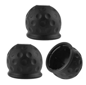 3 Stück Anhängerkupplung Schutzkappe Gummi Kappe Golfball Form Kugelschutzkappe - Bild 1 von 9