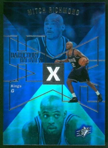 1997-98 SPx Hardcourt Holoview MITCH RICHMOND Rare Non-Die Cut Blank Back #HH19 - Picture 1 of 2