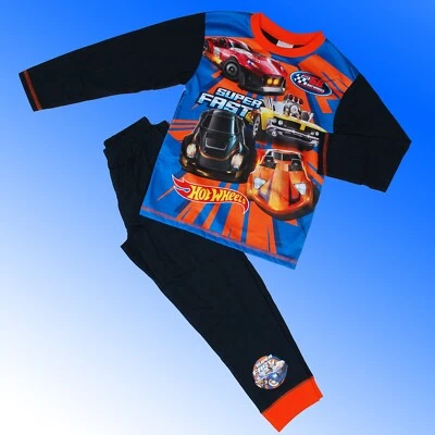Hot Wheels Mattel Schlafanzug Alter 4 5 6 7 8 9 10 Jahre