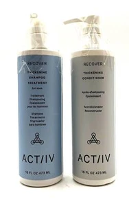 Tratamiento champú espesante ACTiv Recover para hombres y acondicionador 16 oz dúo-nuevo - Imagen 1 de 1