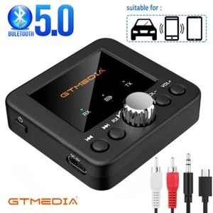 GTMEDIA Bluetooth Empfänger Akku Receiver Hifi Stereo Audio Adapter 3.5mm AUX - Bild 1 von 15