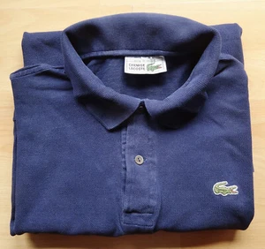 Lacoste 5 Polo L, Dunkelblau, made in France, Polohemd, dark blue - Imagen 1 de 4