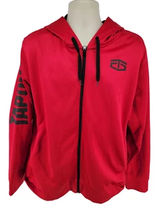 Tap Out Hoodie Size XL Mens Red Full Zip MMA - Picture 1 of 10