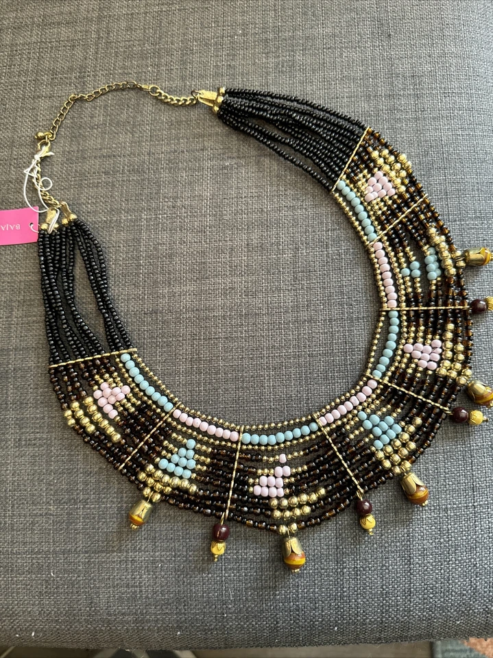 Новый HSN BAJALIA бисером ожерелье паутина дизайн JB-10-AW - Изображение 1 из 1