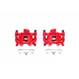 PowerStop for 15-18 Ford Edge Rear Red Calipers w/Brackets - Pair