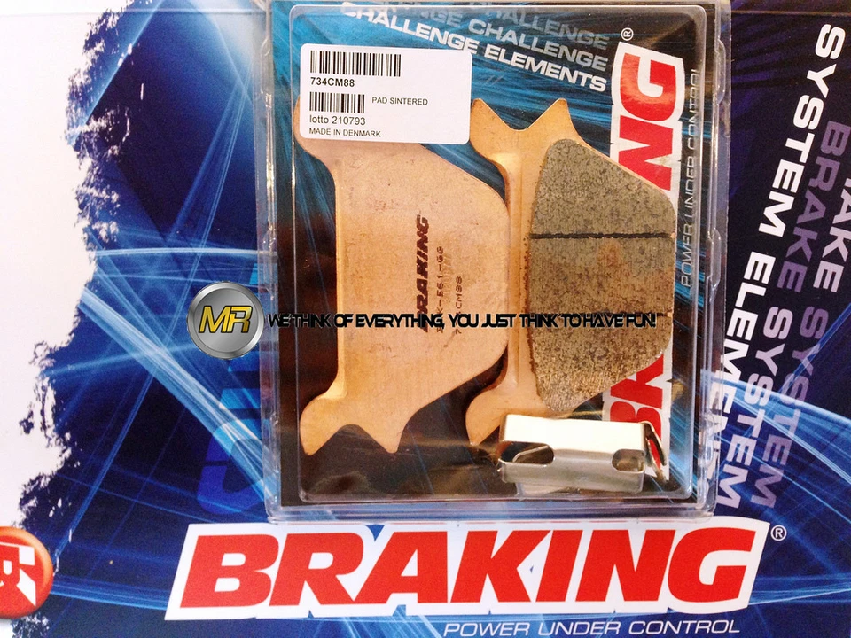 HARLEY DAVIDSON FXSTS 1340 SPRINGER SOFTAIL 1997 97 REAR SINTERED BRAKE PADS BRA - Image 1 of 1