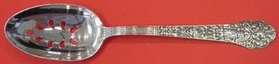Medici Old by Gorham Sterling Silver Serving Spoon Pierced 9-Hole Custom 8 1/4" - Image 1 of 2