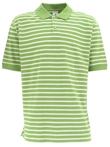 COLUMBIA AM2668 MEN'S 100% COTTON STRIPED PIQUE POLO SHIRT, LARGE - Picture 1 of 3