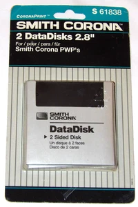 2 SMITH CORONA DataDisks 2.8"! S 61838! NEW! SEALED! CORONAPRINT! 2 SIDED DISKS! - Picture 1 of 6