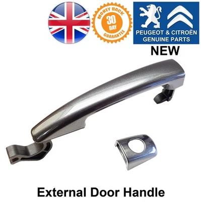 Подлинный Peugeot 2008 207 208 308 левая и правая дверная ручка внешний акула серый - Изображение 1 из 2