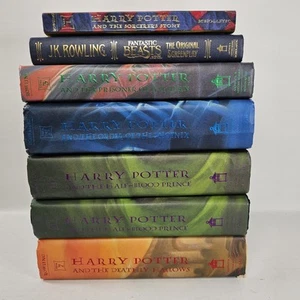 Harry Potter Books - 1st Edition Hardcover Lot + Fantastic Beats Sorcerers Stone - Picture 1 of 14