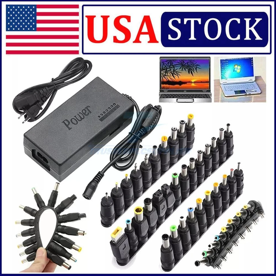 42 Tips 96W Universal Power Supply Charger for Laptop Notebook AC/DC Power - Image 1 of 4