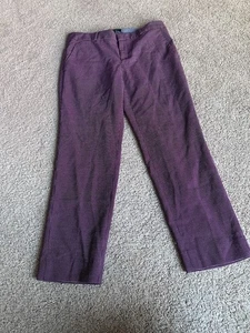 Banana republic Avery pants plum purple white polkadot size 6 - Picture 1 of 8