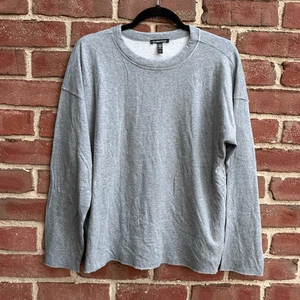 EILEEN FISHER $178 Double Layer Organic Cotton Crew Neck Top M NWOT - Picture 1 of 15
