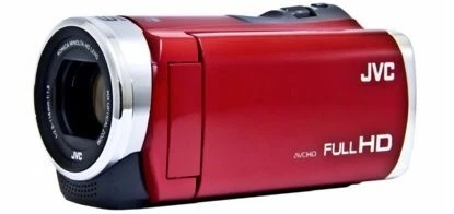 JVC Everio Video Camera 40x Optical Zoom Used Red Memory Movie Cam - Image 1 of 1