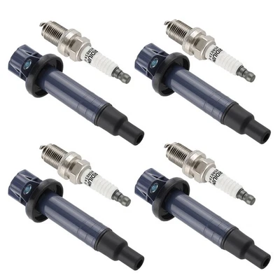 Bobinas de ignição 4X e velas de ignição 4X para 2006-2018 Toyota Yaris L4 Scion xA 1.5L - Imagem 1 de 4