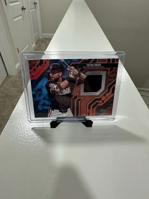 2025 Topps Series 1 City Connect Game Used Patch Colton Cowser /150 ORIOLES! - Image 1 of 2