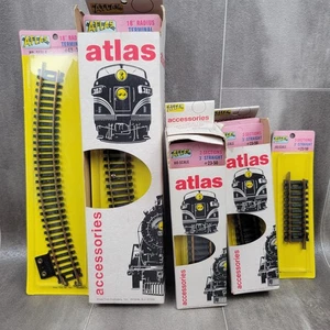 Atlas HO Scale 5 Sections 18" Radius Terminal #45 & 22 3" Strait Track #23 Lot - Picture 1 of 8