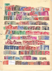 s3586 stamp accumulation Expect duplication Stuffed See scan used stamps Germany - Picture 1 of 1