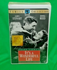 VHS Its a Wonderful Life Clam Shell New Sealed - Imagen 1 de 3