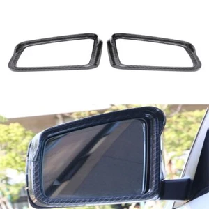 Exterior Rear View Mirror Frame Trim For Benz GLS GLE 2016-2019 Carbon Fiber Car - Bild 1 von 7
