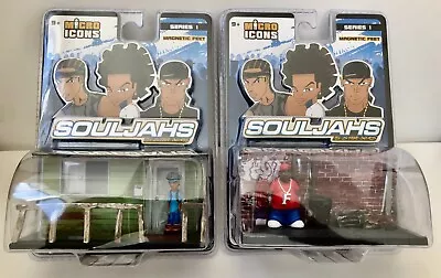 hey homies, 2 Soujahs Micro-Icon sets with 1 Figure ea,  & 1 diorama backdrop - Image 1 of 4