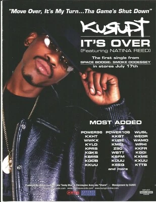 Tha Dogg Pound KURUPT & SMASH MOUTH Rare SHREK PROMO TRADE AD Poster of 2001 CD - Image 1 of 2