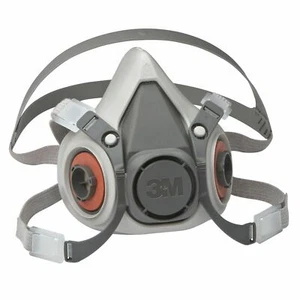 3M 6300L Half Mask Reusable Respirator Dust Gas Vapour 6300 Free UK Shipping - Picture 1 of 2