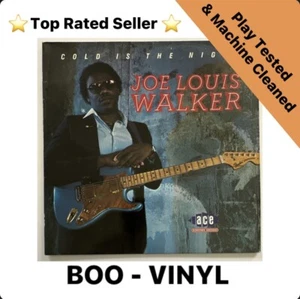 Joe Louis Walker - Cold Is The Night Lp Vinyl Record Blues Ex / Ex Condition - Picture 1 of 6