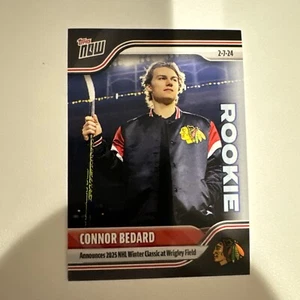 2023-24 NHL Topps Now Connor Bedard Rookie Sticker Announces Winter Classic - Picture 1 of 3