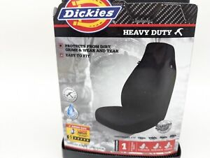 Dickies Heavy Duty Water-Resistant Trader Seat Cover, Black Universal Fit Car