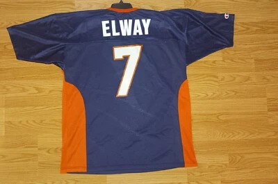 Camiseta Denver Broncos John Elway Talla 48 Campeón Ropa Auténtica De Colección Foto 1 de 4