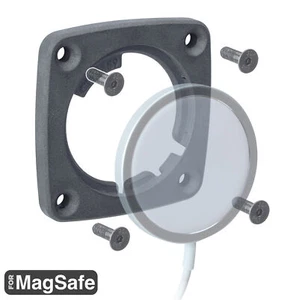 Surface Mount Plinth for Apple MagSafe Wireless Charger iPhone Holder Wall - Picture 1 of 9