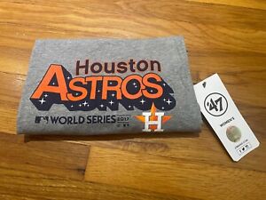 Houston Astros 2017 World Series '47 Shirt Women's XL/XL Unused