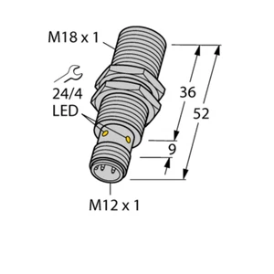 A● TURCK BI5-M18-RP6X-H1143 4614525 Inductive sensor PNP - Foto 1 di 4