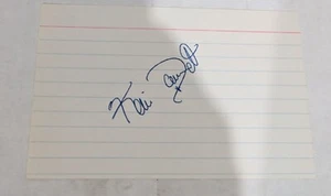 Tarjeta de índice de autógrafo de Kevin Garnett - Imagen 1 de 1