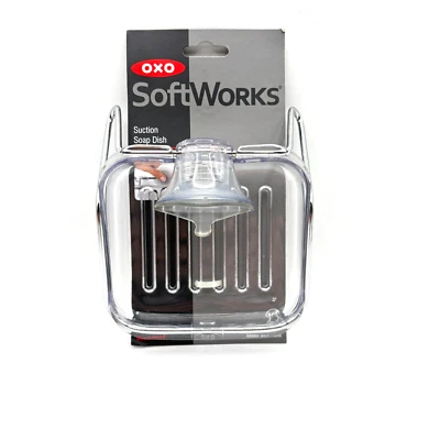 New OXO SoftWorks Suction Soap Dish 2374000 - Image 1 of 2