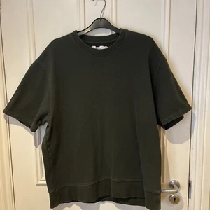 TOPMAN Men's Size Medium Khaki Thick Cotton Crew Neck Short Sleeve T Shirt - Picture 1 of 3